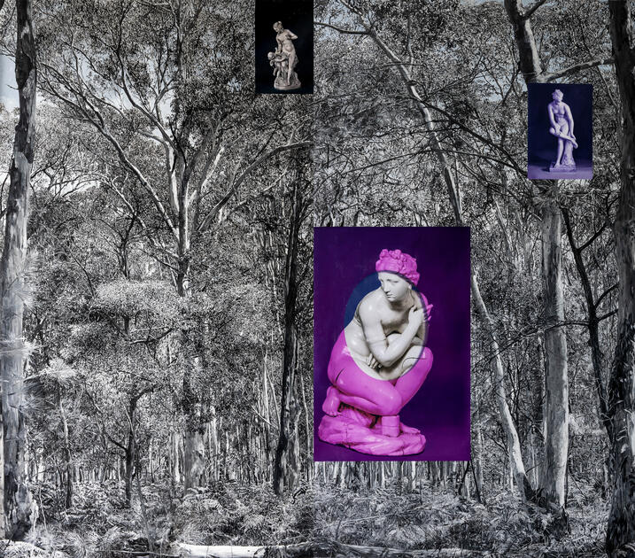 "Luscus diptych" 170wx150cm-oil on canvas mounted to board